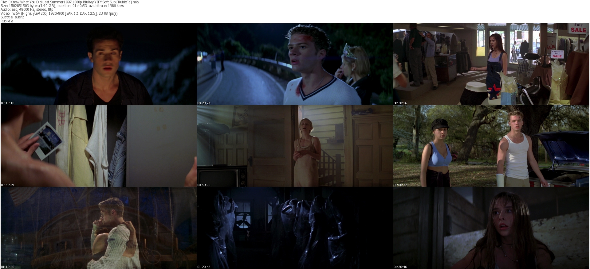 دانلود کالکشن کامل I Know What You Did Last Summer